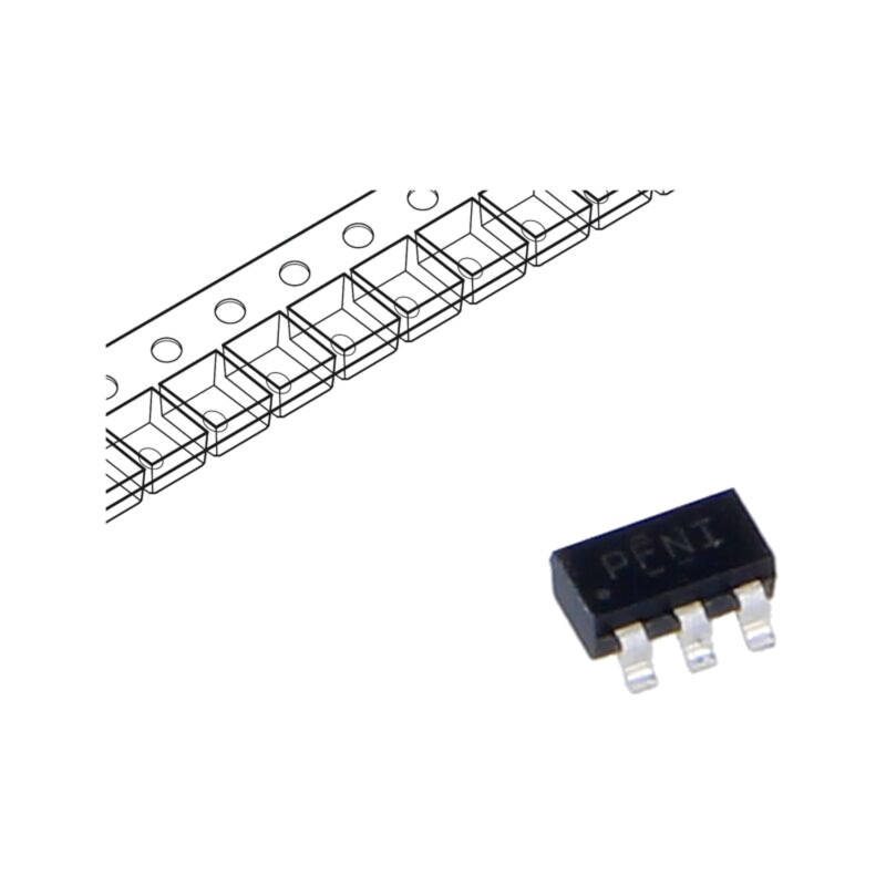 PMIC; convertor DC/DC; Uintr: 1,6÷5,5V; 0,06A; SOT23-5; SMD; 250kHz