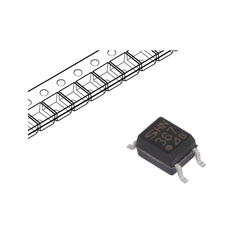 Optocuplor; SMD; Ch: 1; OUT: tranzistori; Uizol: 3,75kV; Uce: 80V Optocuplor; SMD; Ch: 1; OUT: tranzistori; Uizol: 3,75kV; Uce: 80V