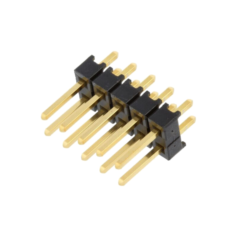 Conector: şiruri pini; şir pini; tată; PIN: 10; drept; 2,54mm; THT