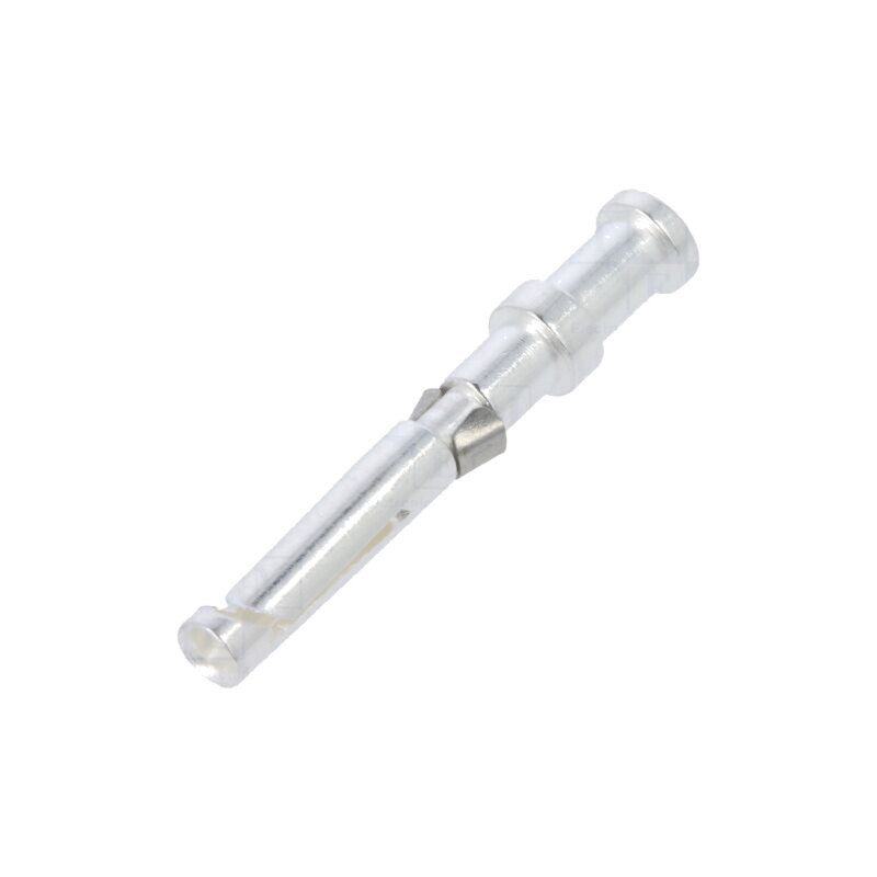 Pin; mamă; aliaj cupru; argintat; 1mm2; 18AWG; în vrac; crimpat