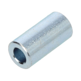 Manşon distanţier; 12mm; cilindric; oţel; zinc; Diam.ext: 6mm