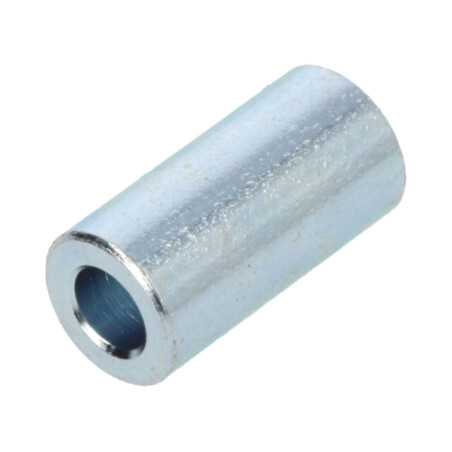 Manşon distanţier; 12mm; cilindric; oţel; zinc; Diam.ext: 6mm