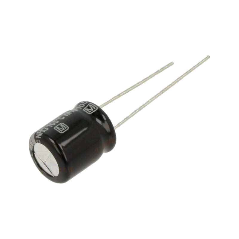 Condensator: electrolitic; THT; 10uF; 160VDC; Ø10x12,5mm; ±20%