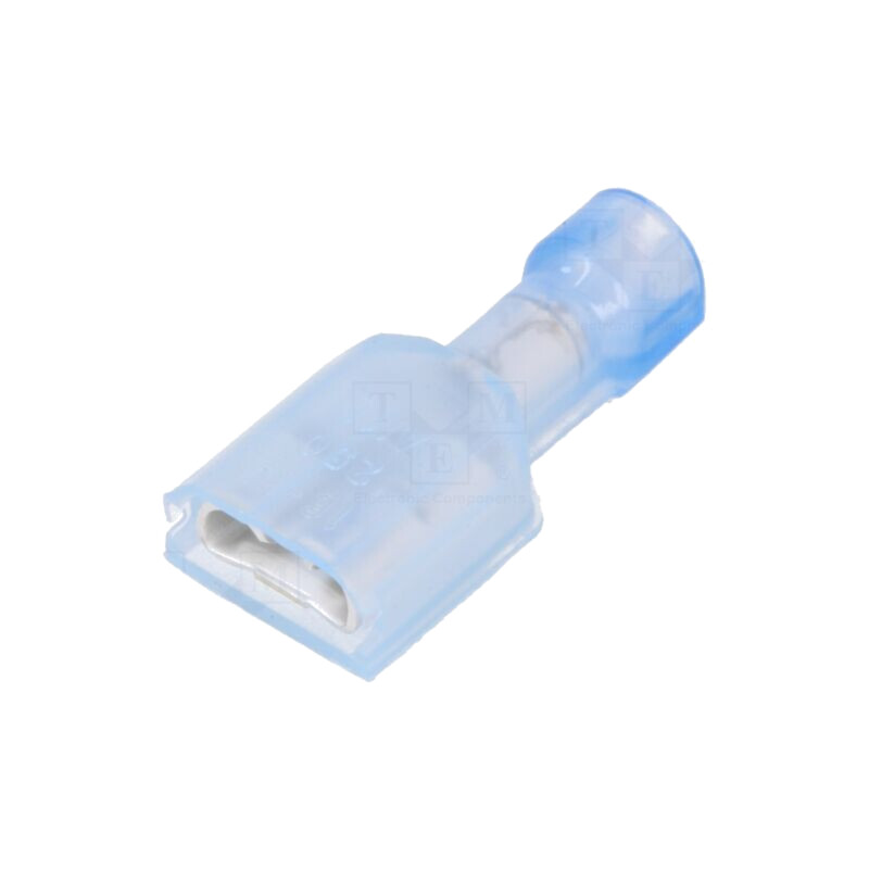 Terminal: plat; 6,3mm; 0,8mm; mamă; 1,25÷2mm2; crimpat; pe cablu