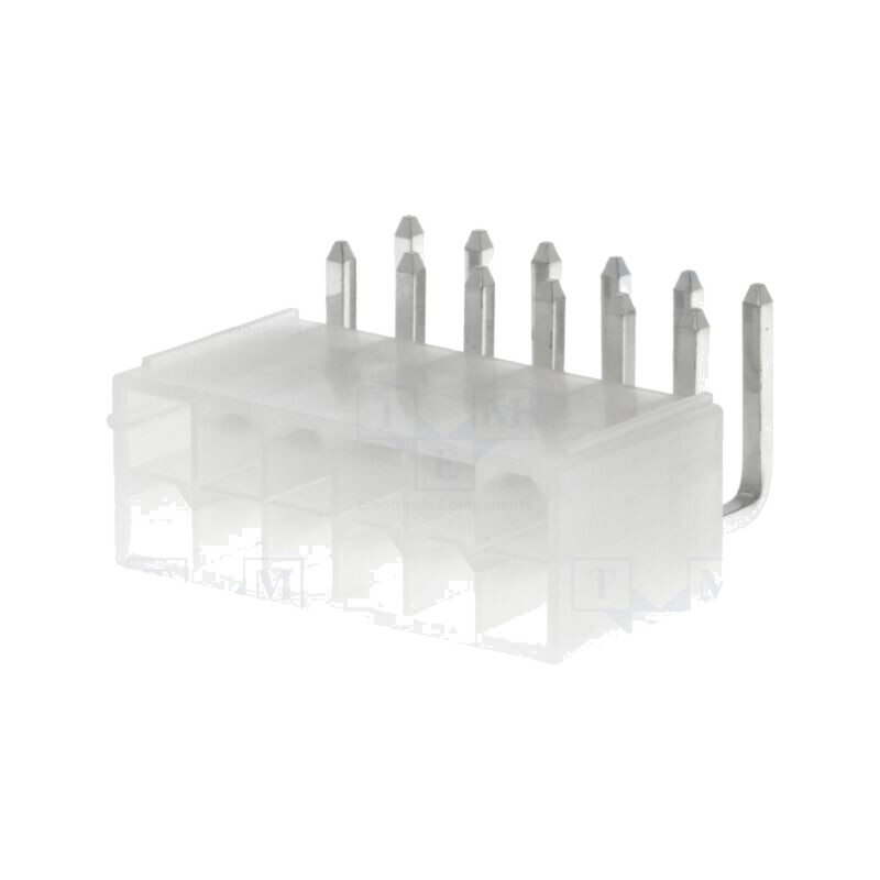 Conector: cablu-placă; soclu; tată; N42G; 4,2mm; PIN: 12; THT; 600V