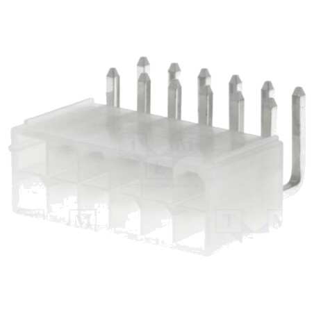 Conector: cablu-placă; soclu; tată; N42G; 4,2mm; PIN: 12; THT; 600V