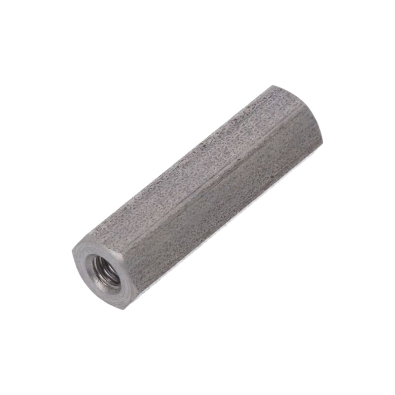 Piuliţă-distanţieră filetată; 18mm; Filet int: M2,5; hexagonală