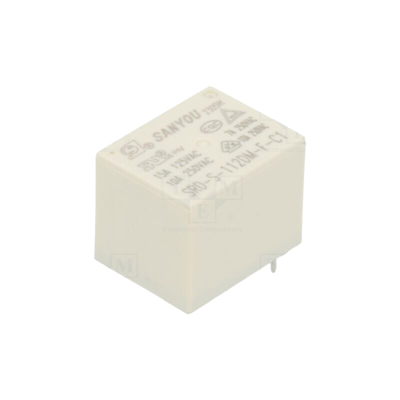 Releu: electromagnetic; SPST-NO; Ubobină: 12VDC; 10A/250VAC; SRD Releu: electromagnetic; SPST-NO; Ubobină: 12VDC; 10A/250VAC; SRD