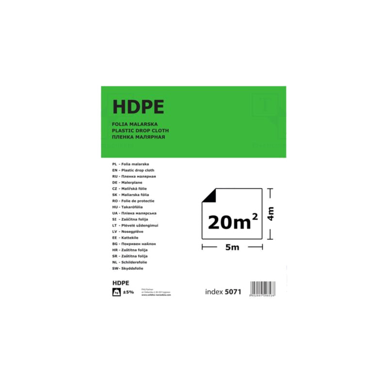 Folie LDPE; Lung: 5m; Lăţ: 4m Folie LDPE; Lung: 5m; Lăţ: 4m