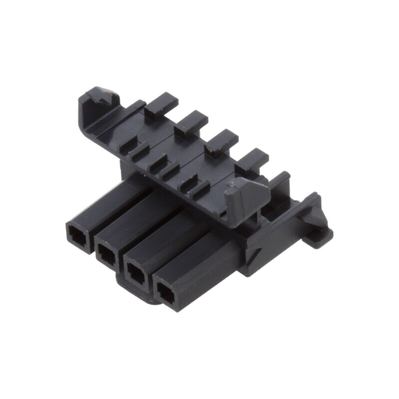 connector MICROFIT 3.0 RECPT 1 ROW V-0 TPA 04 CKT