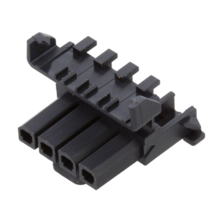 connector MICROFIT 3.0 RECPT 1 ROW V-0 TPA 04 CKT