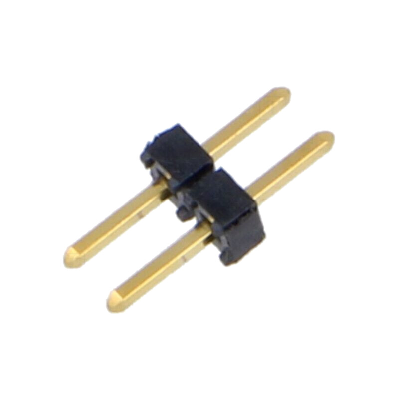 Conector: şiruri pini; tată; PIN: 4; 2mm; aurit; THT; şir pini; drept