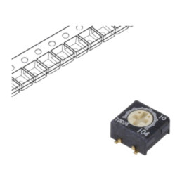 Potenţiometru: de montare; singură tură; 10kΩ; 250mW; SMD; ±20%