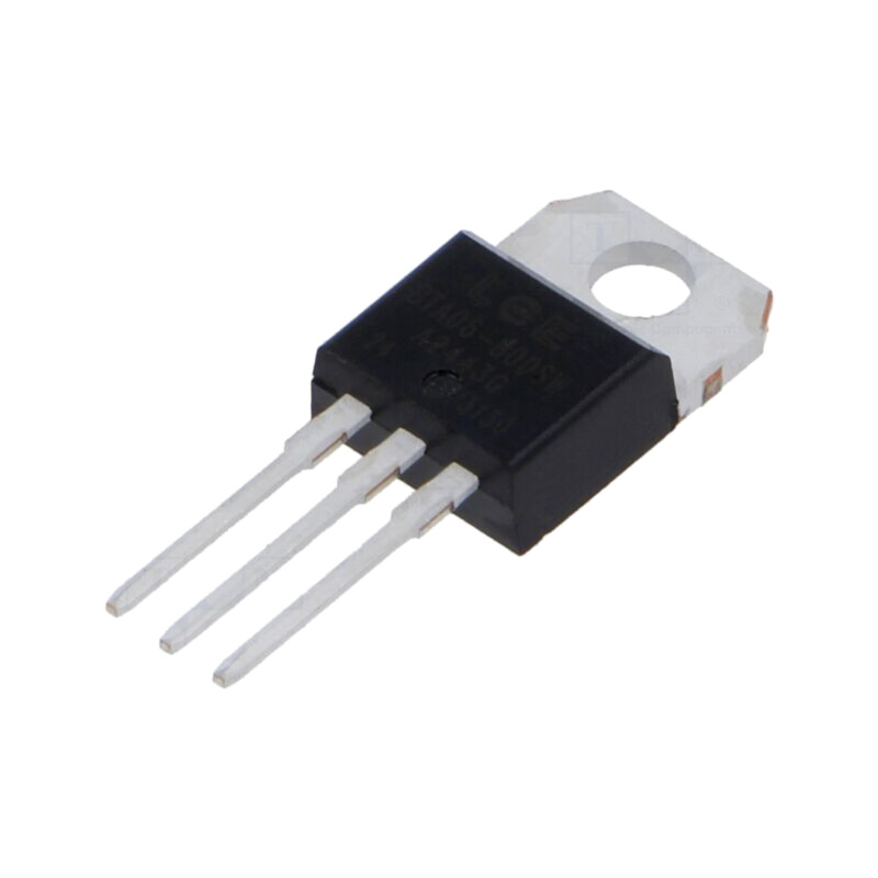 Triac; 600V; 6A; TO220AB; Igt: 10mA; Ufmax: 1,55V Triac; 600V; 6A; TO220AB; Igt: 10mA; Ufmax: 1,55V