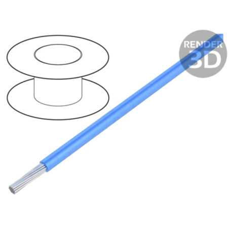 Cablu; ÖLFLEX® HEAT 180 SiF; 1x0,25mm2; litat; Cu; silicon; 100m