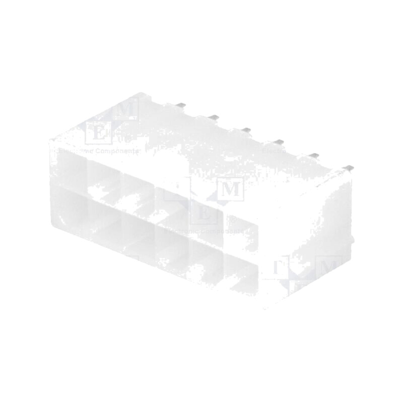 Conector: cablu-placă; soclu; tată; N42G; 4,2mm; PIN: 12; THT; 600V