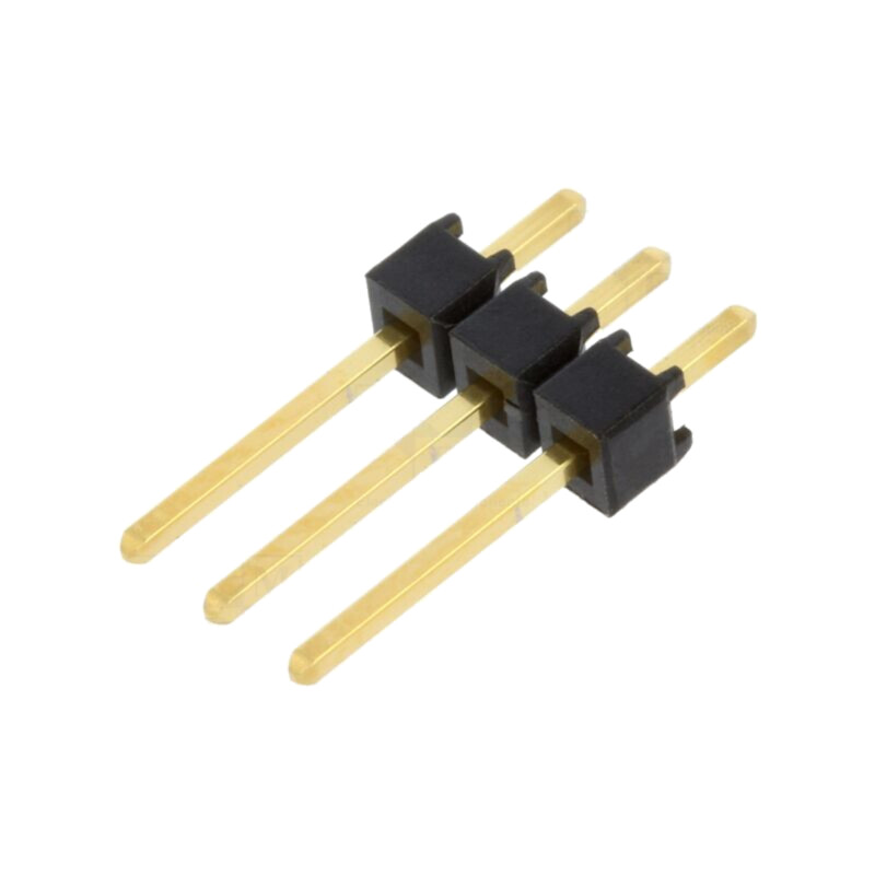 Conector: şiruri pini; şir pini; tată; PIN: 3; drept; 2,54mm; THT