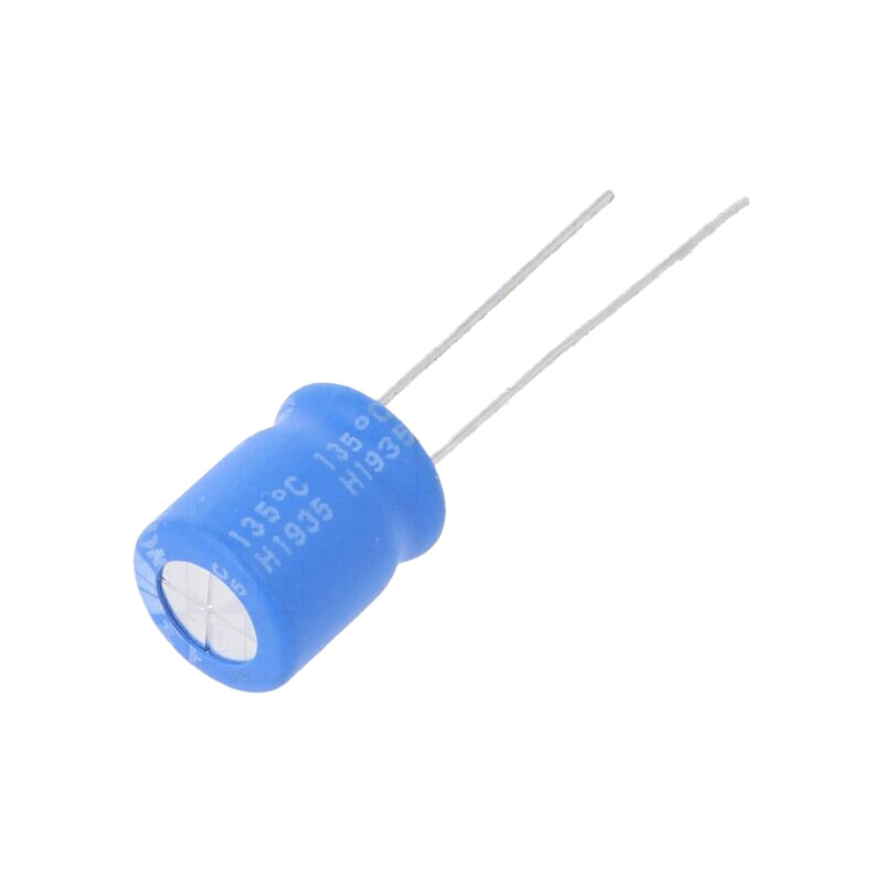 Condensator: electrolitic; THT; 100uF; 50VDC; Ø10x12,5mm; ±20%