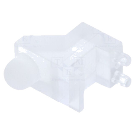 Tub pentru LED-uri; Ø3mm; Parte frontală: convex; Y: 2,5mm