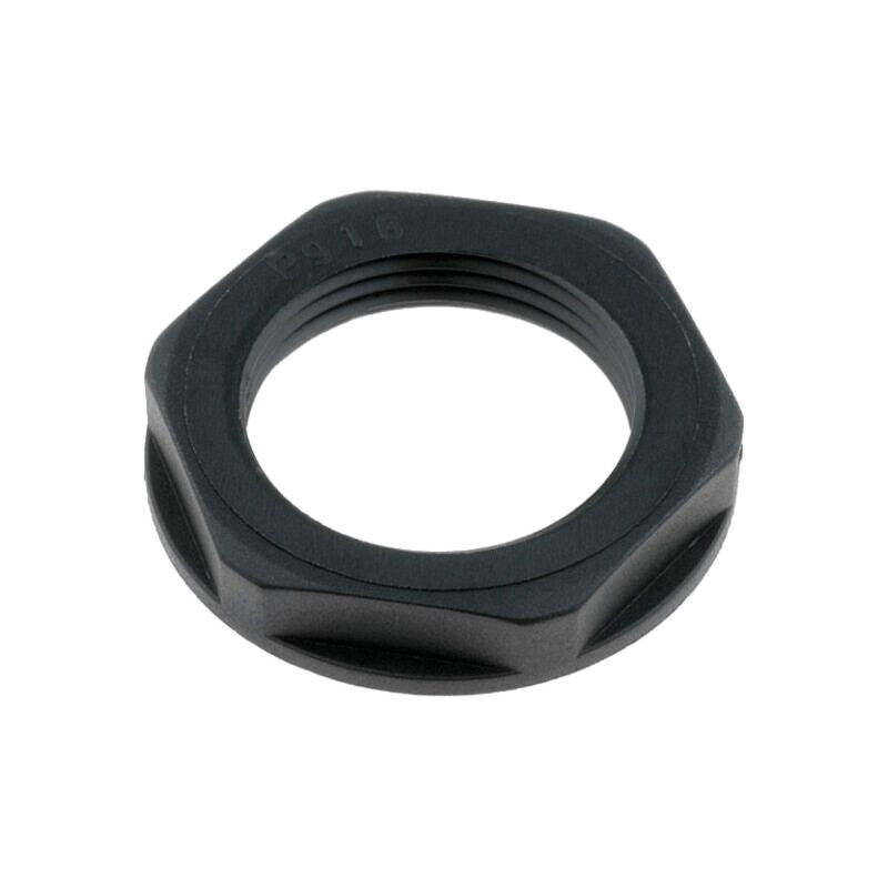 Piuliţă; PG16; poliamidă; UL94V-2; 30mm; neagră; -20÷100°C