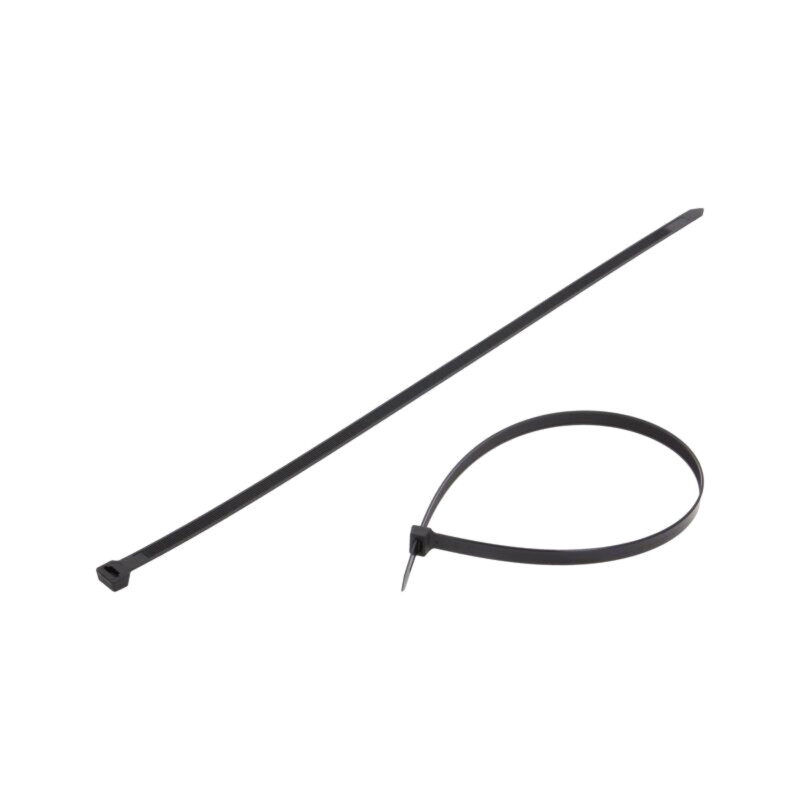 Colier de strângere; L: 580mm; W: 12,5mm; neagră; poliamidă; 1112N