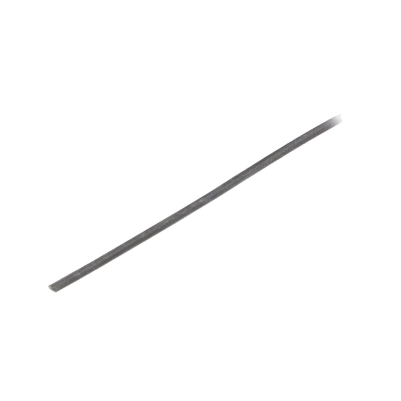 Manşon electroizolant; silicon; neagră; Øint: 0,8mm
