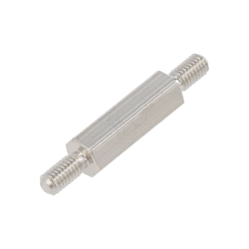 Piuliţă-distanţieră filetată; 15mm; Filet ext: M3; hexagonală