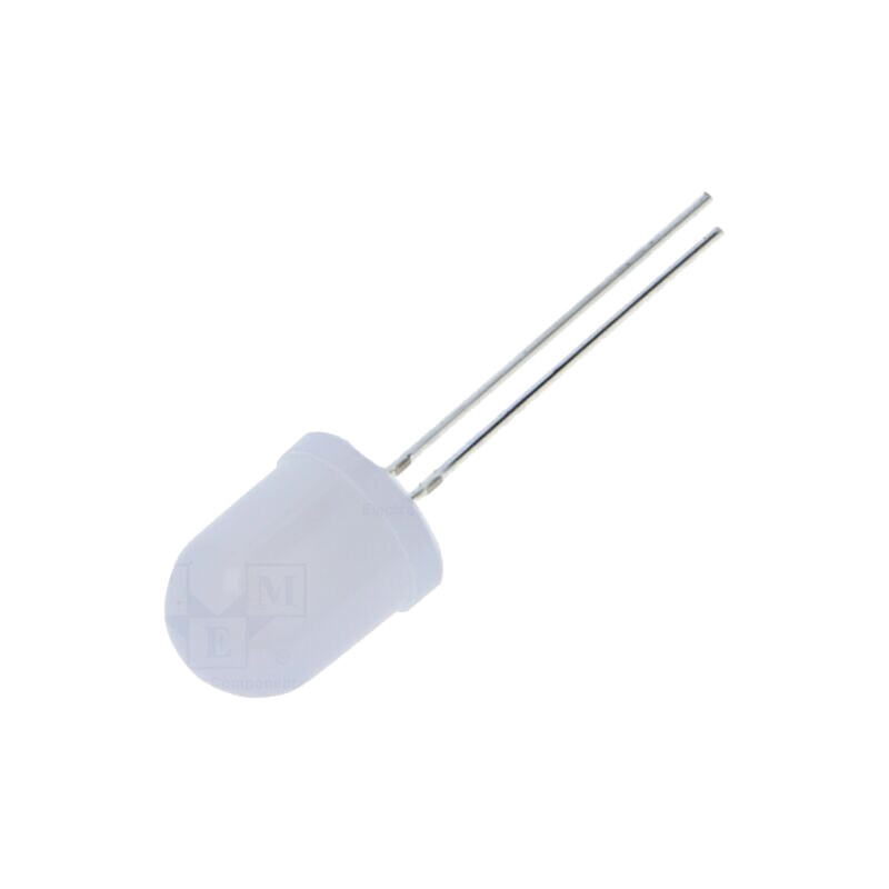 LED; 10mm; roşie/galbenă; 30°; Parte frontală: convex; 2,1÷2,6VDC
