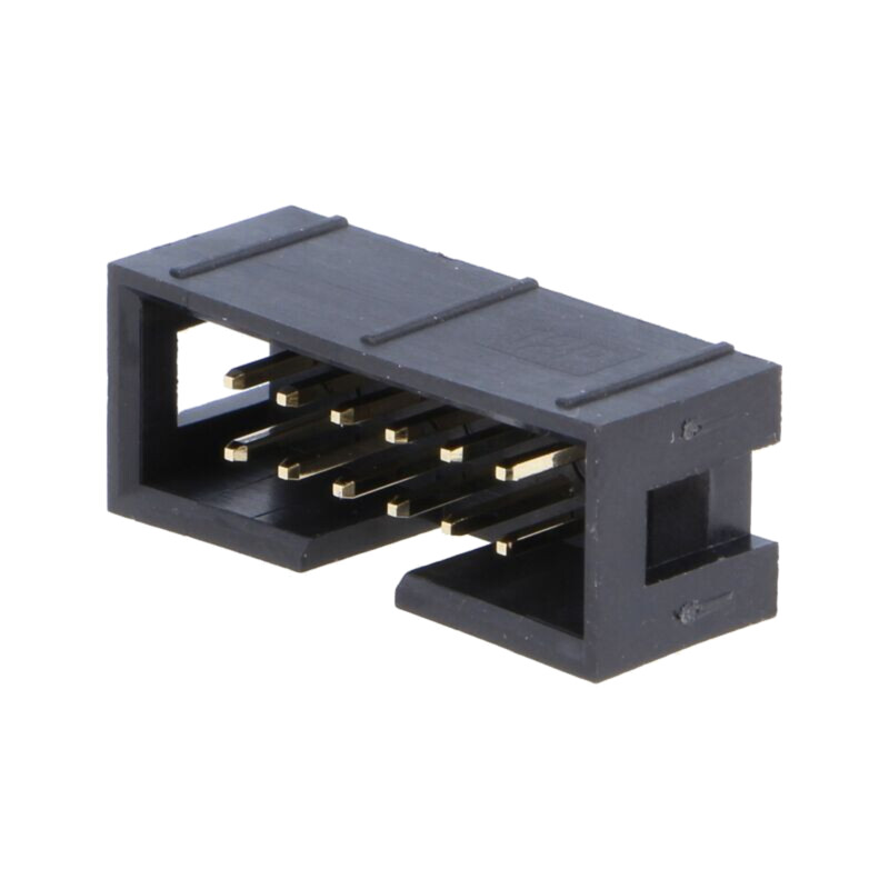 Conector: IDC; soclu; tată; PIN: 12; drept; THT; aurit; 2,54mm; neagră Conector: IDC; soclu; tată; PIN: 12; drept; THT; aurit; 2,54mm; neagră