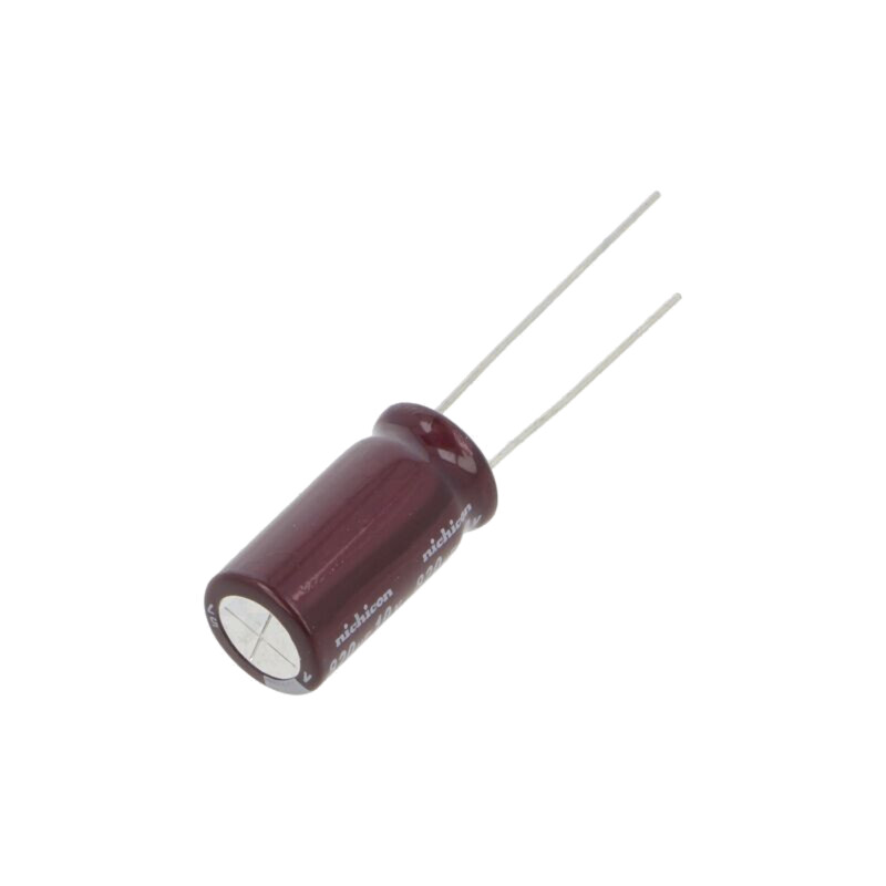 Condensator: electrolitic; low ESR; THT; 100uF; 63VDC; Ø10x20mm