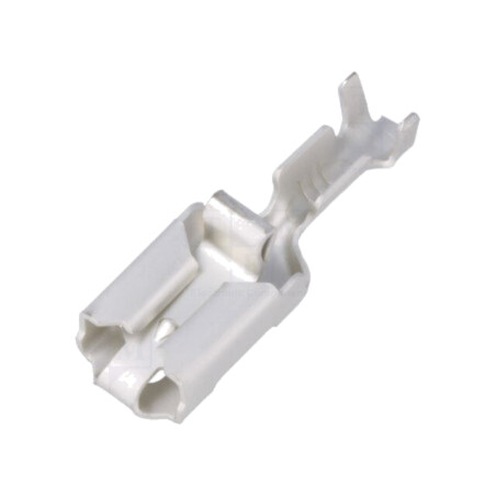 Terminal: plat; 6,3mm; 0,8mm; mamă; 0,5÷1,5mm2; crimpat; pe cablu