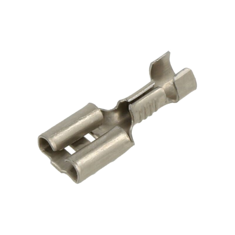 Terminal: plat; 6,3mm; 0,8mm; mamă; 1÷2,5mm2; crimpat; pe cablu