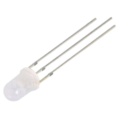 LED; 5mm; roşu/albastru; 60°; Parte frontală: convex; Nr.term: 3