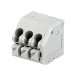 Regletă de conexiuni pt.PCB; în unghi 45°; 3,5mm; piste: 3; 5A