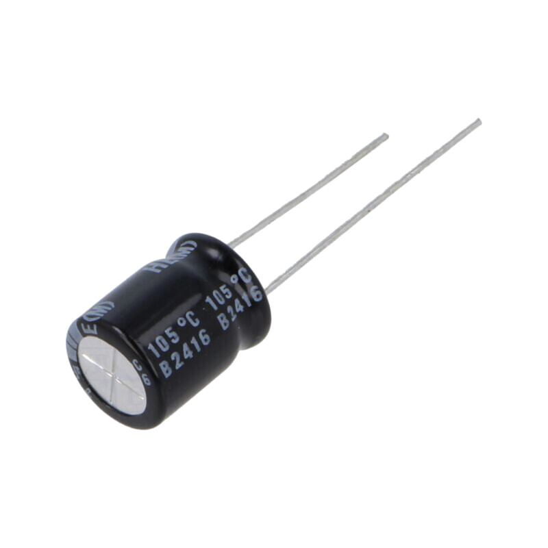 Condensator: electrolitic; low ESR; THT; 47uF; 100VDC; Ø10x12,5mm
