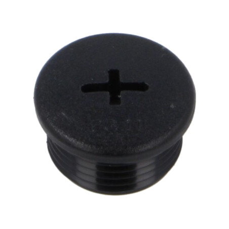 Capac de protecţie; PG11; IP68; poliamidă; neagră; Entrelec; 10mm