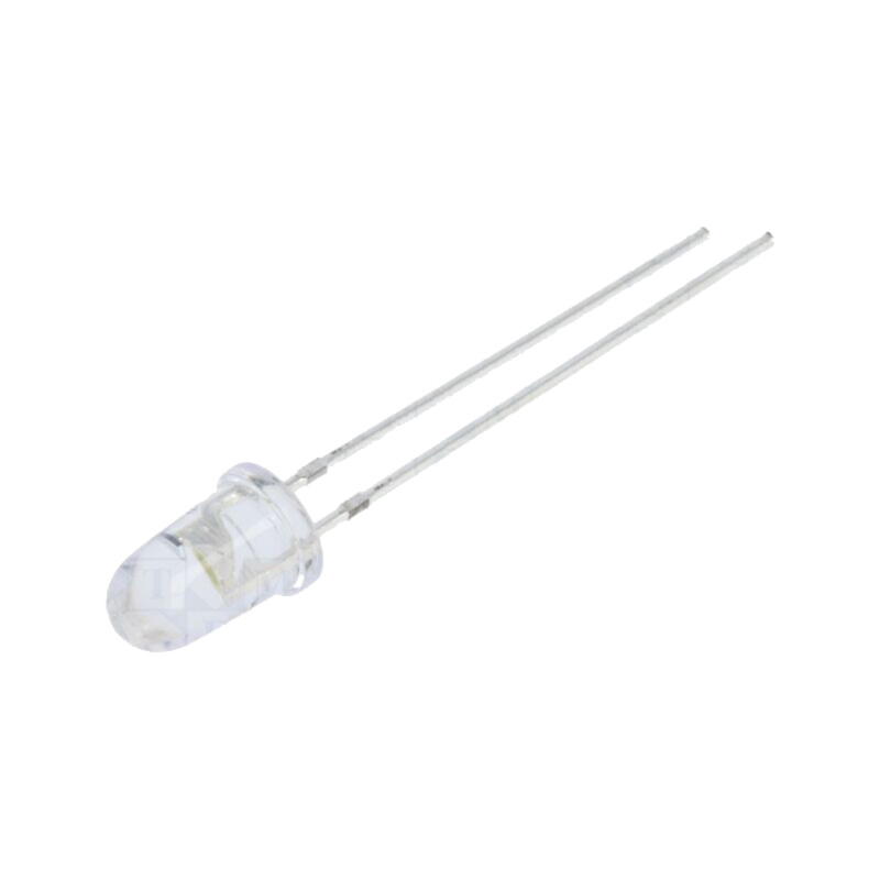 LED; 5mm; alb cald; 60000mcd; 8°; Parte frontală: convex; 5,5÷20VDC LED; 5mm; alb cald; 60000mcd; 8°; Parte frontală: convex; 5,5÷20VDC