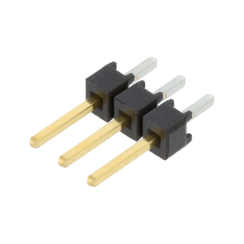 Conector: şiruri pini; şir pini; tată; PIN: 3; drept; 2,54mm; THT