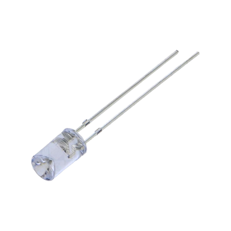 LED; 5mm; verde; 750÷1120mcd; 120°; Parte frontală: concav; 5VDC