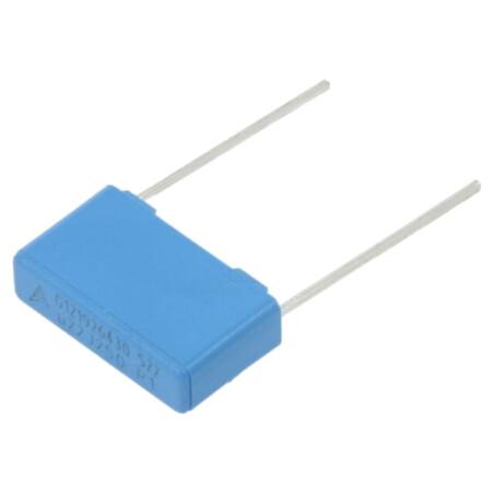 Condensator: cu poliester; 220nF; 160VAC; 250VDC; 15mm; ±5%; THT
