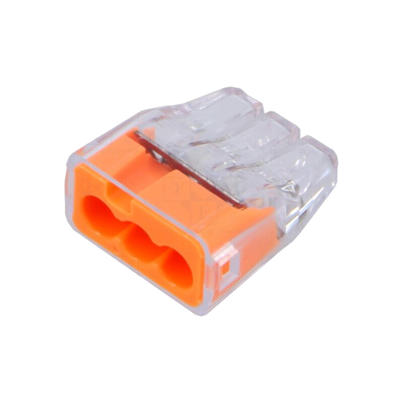 Cu eliberare rapidă; bornă cu arc; 0,75÷4mm2; 600V; 32A; pe cablu