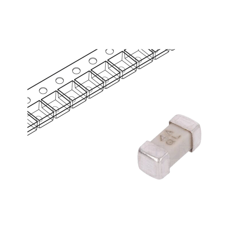 Siguranţă: siguranţă; ardere rapidă; 4A; 125VAC; 125VDC; SMD; 0679L Siguranţă: siguranţă; ardere rapidă; 4A; 125VAC; 125VDC; SMD; 0679L