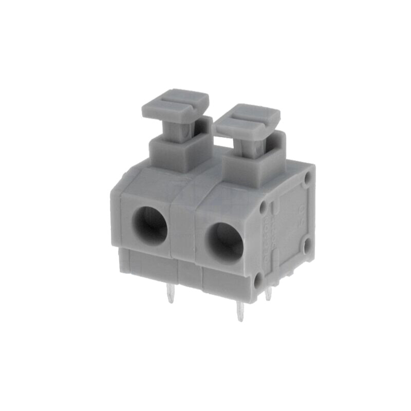 Regletă de conexiuni pt.PCB; în unghi 90°; 7,5mm; piste: 2; 15A