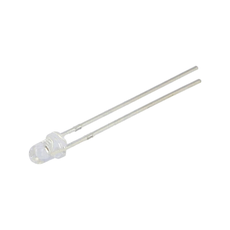LED; 3mm; roşie; 5800÷7000mcd; 30°; convex; 1,8÷2,6VDC; Nr.term: 2