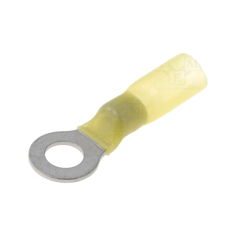 Vârf: inelar; M6; Ø: 6,5mm; 4÷6mm2; crimpat; pe cablu; galbenă; 150°C Vârf: inelar; M6; Ø: 6,5mm; 4÷6mm2; crimpat; pe cablu; galbenă; 150°C