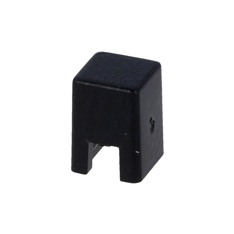 Tastă; cu împingere; 5,5mm; -25÷70°C; pătrată; neagră; 4x4mm