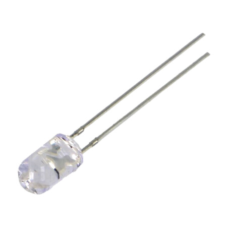 CRLED; 5mm; verde; 12000mcd; 30°; Parte frontală: convex; 5,5÷20VDC