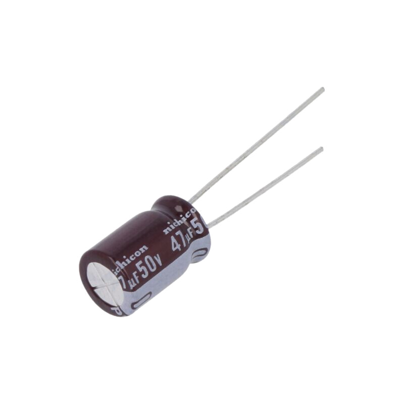 Condensator: electrolitic; low ESR; THT; 47uF; 50VDC; Ø8x11,5mm