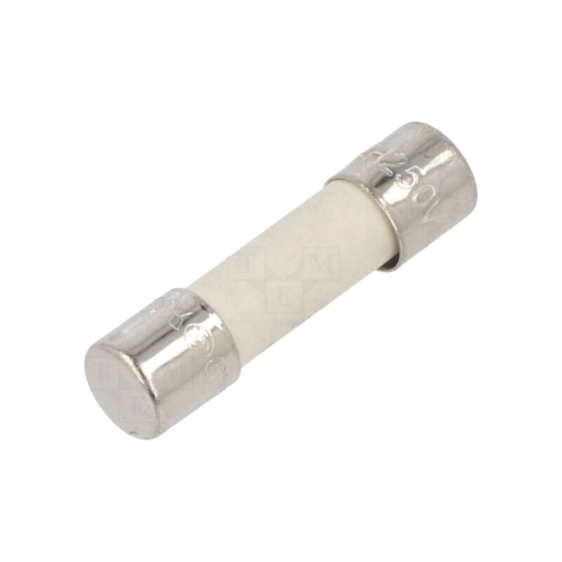 Siguranţă: siguranţă; ardere rapidă; 1A; 250VAC; 5x20mm; alamă