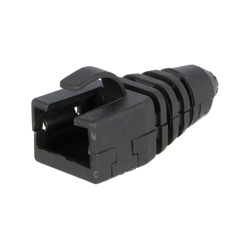 Protecţie mufă RJ45; neagră
